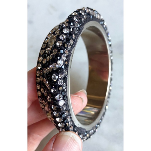 Rhinestone Statement Bangle - Picture 3 of 4